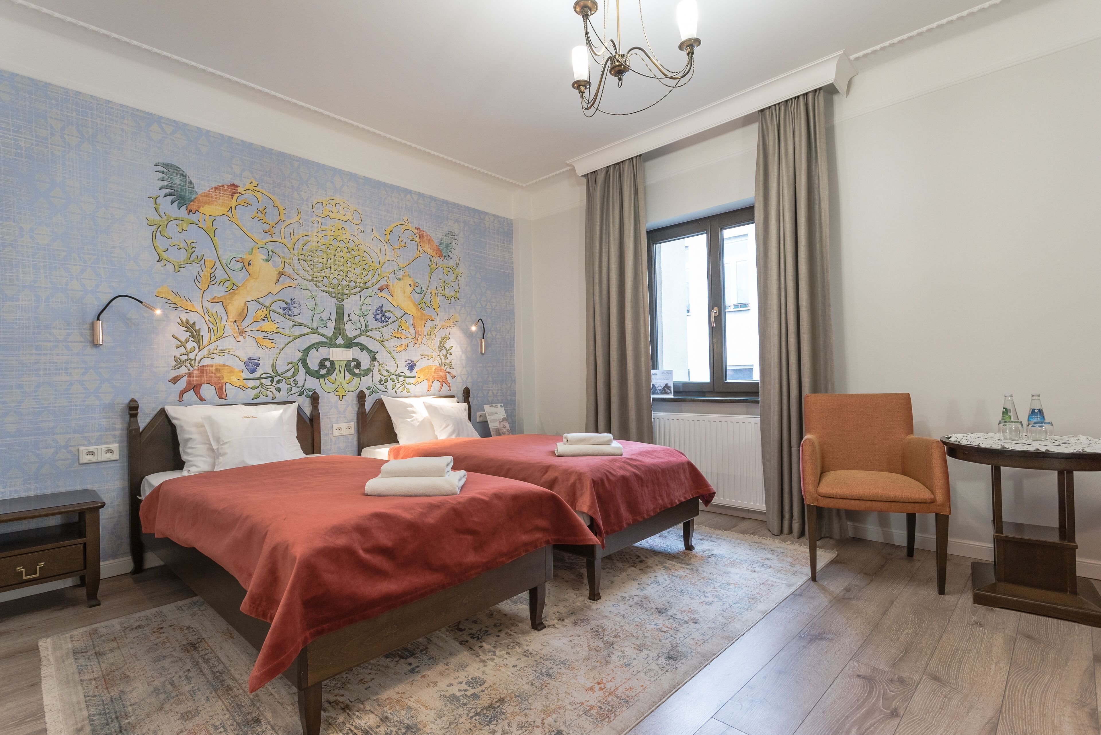 Premium bedding, memory-foam beds, minibar, in-room safe