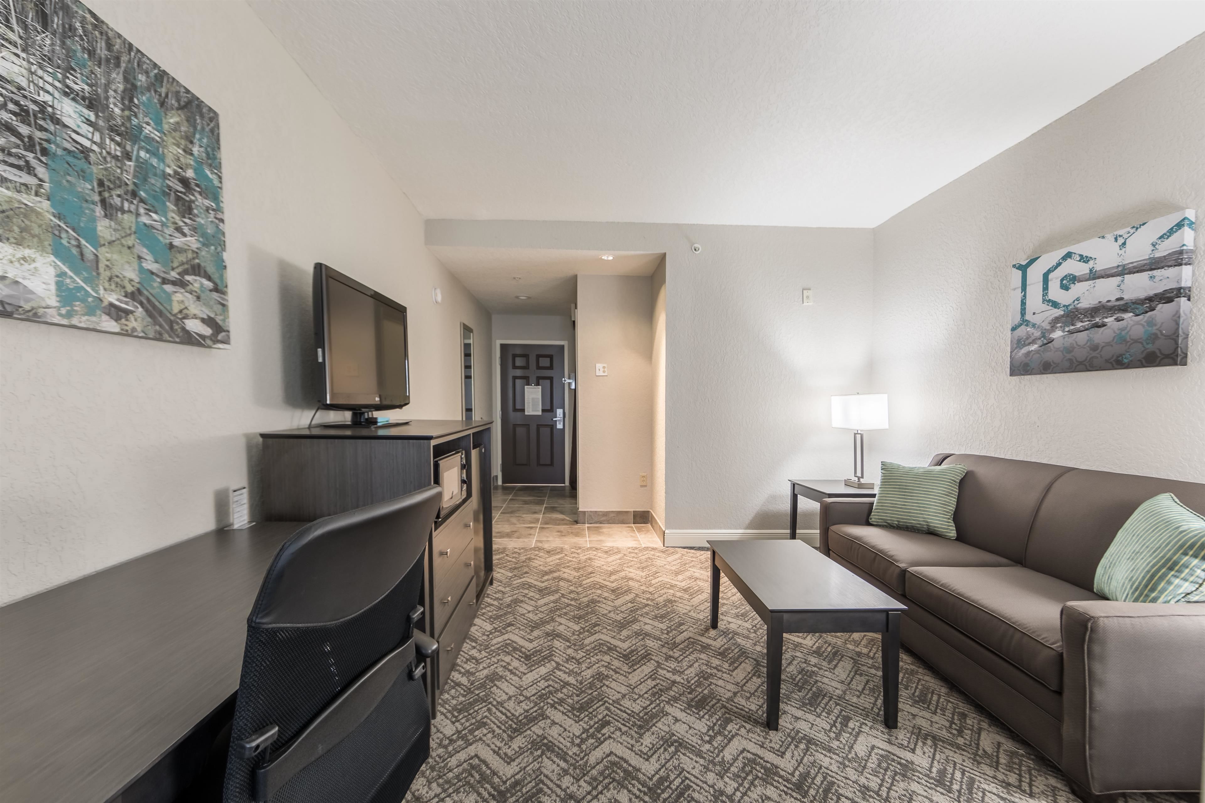 in-room safe, desk, laptop workspace, iron/ironing board