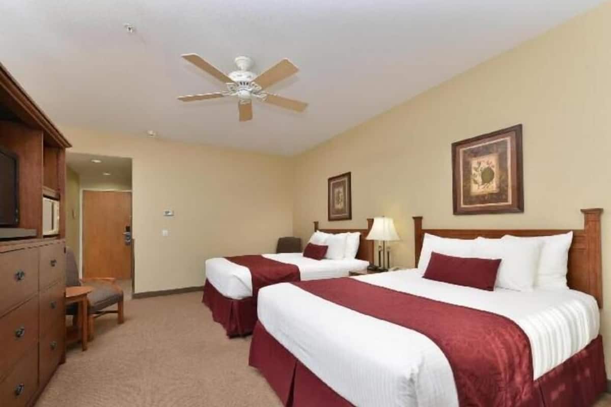 Skrivebord, arbejdsområde til bærbare computere, mørklægningsgardiner