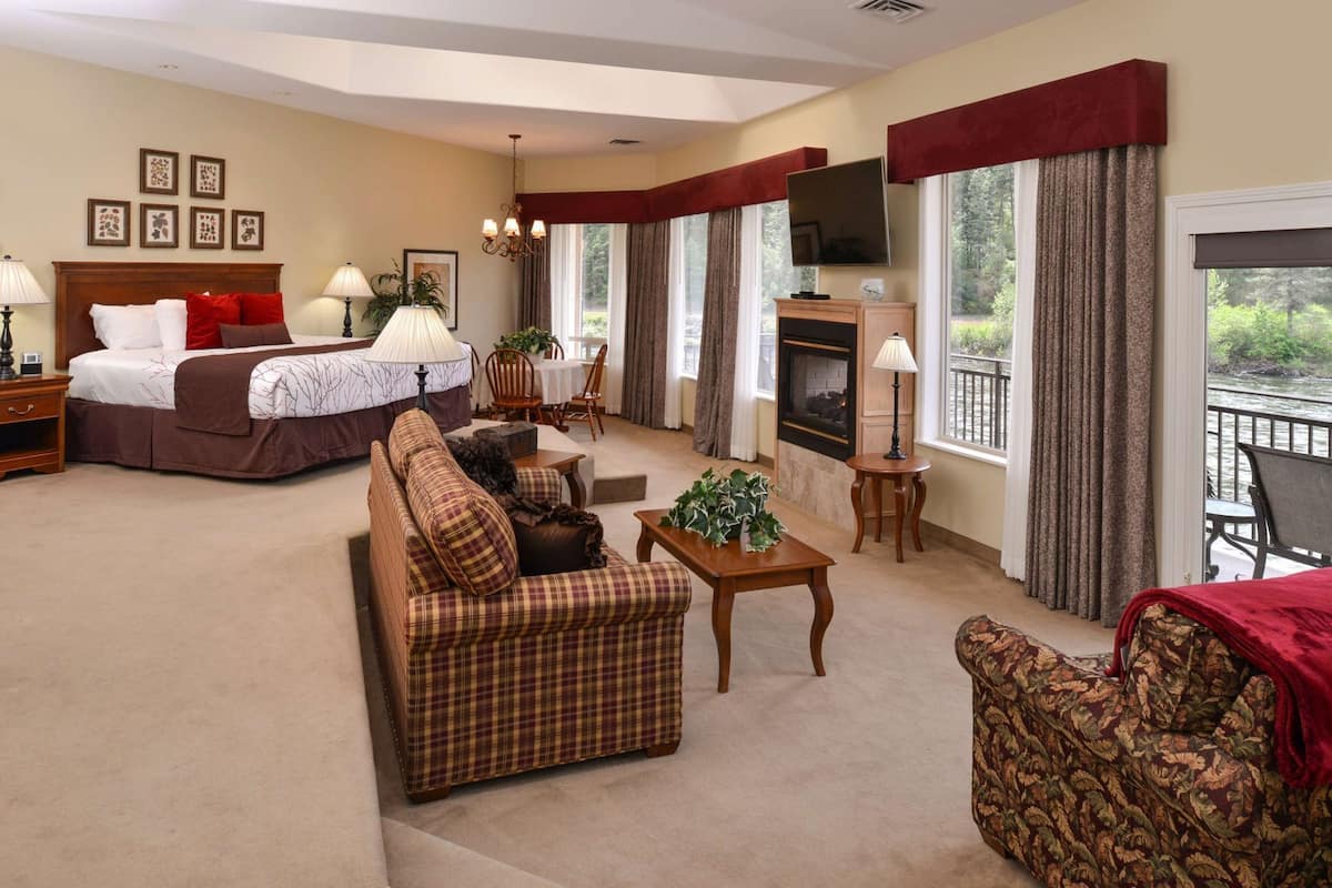 Skrivebord, arbejdsområde til bærbare computere, mørklægningsgardiner