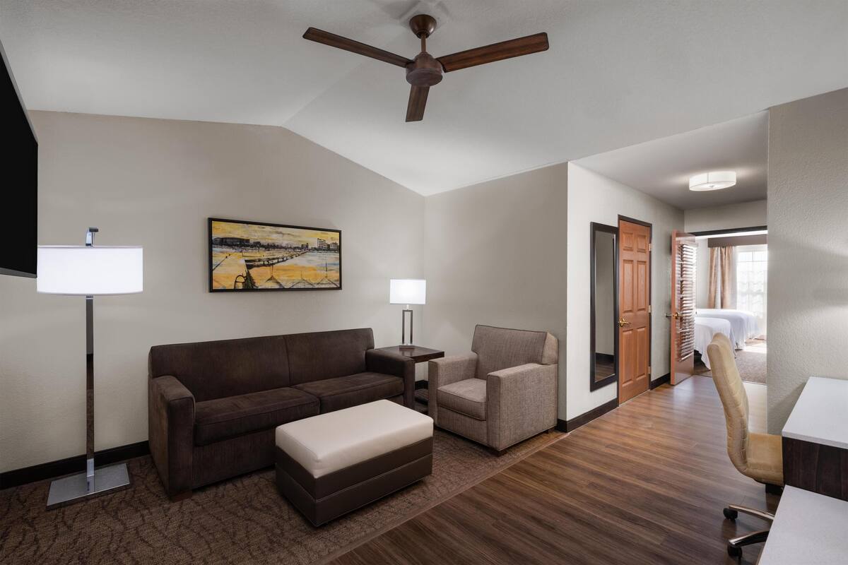 Suite, 2 Queen Beds, Non Smoking, Refrigerator & Microwave (with Sofabed) | Premium bedding, in-room safe, desk, laptop workspace