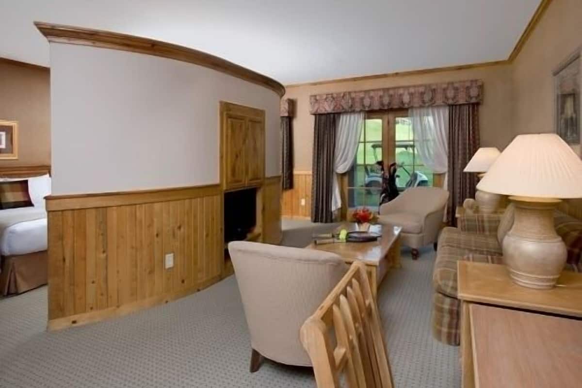 suite | living area | tv