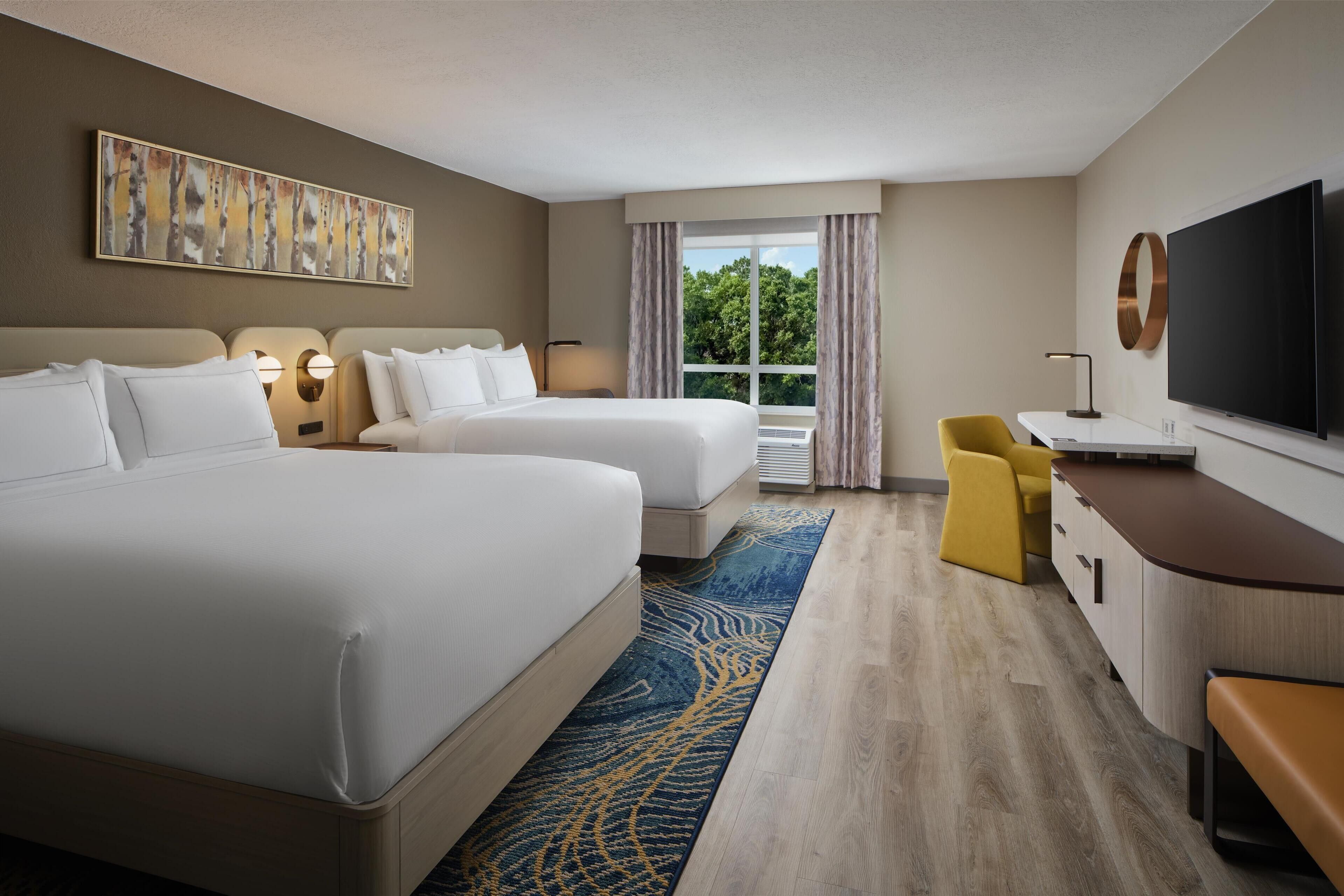 room, 2 queen beds | 1 bedroom, hypo-allergenic bedding, in-room safe, desk