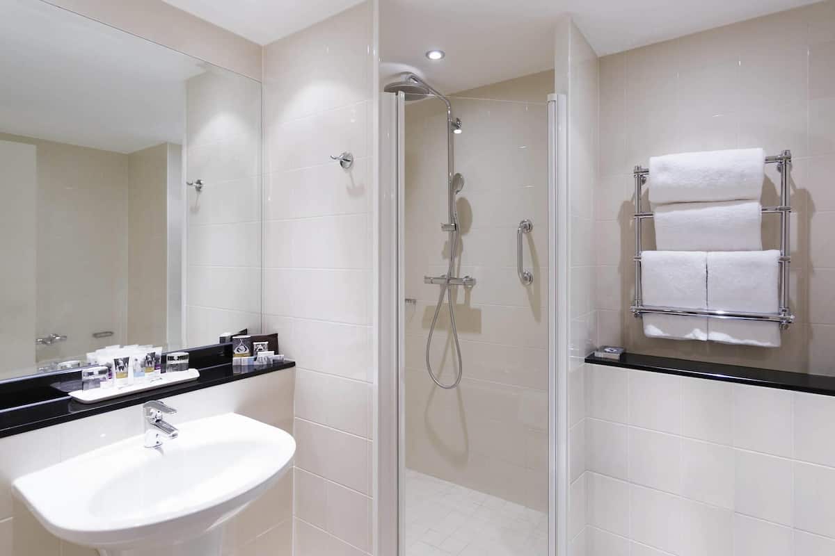 In-room safe, desk, blackout curtains, iron/ironing board