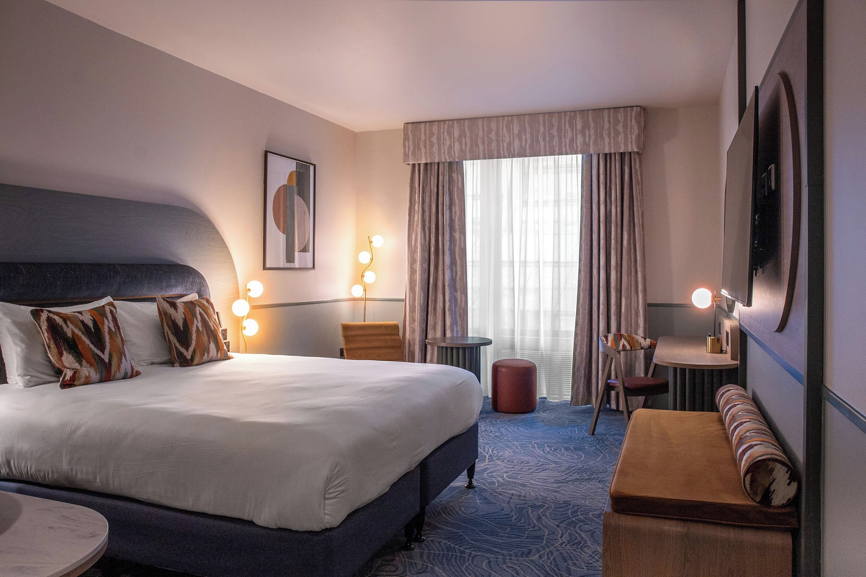 In-room safe, desk, blackout drapes, iron/ironing board