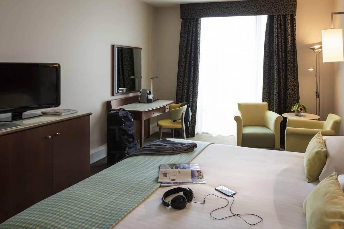 In-room safe, desk, blackout curtains, iron/ironing board