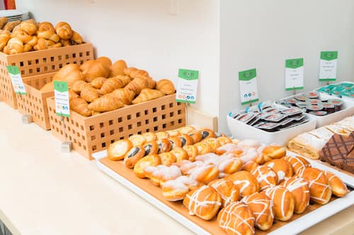 Daily to-go breakfast for a fee