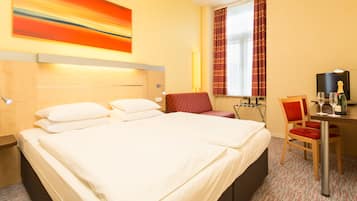 Ropa de cama de alta calidad, escritorio, sistema de insonorización