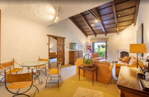 Superior Suite, 1 King Bed, Jetted Tub (All rooms are different) | Living area