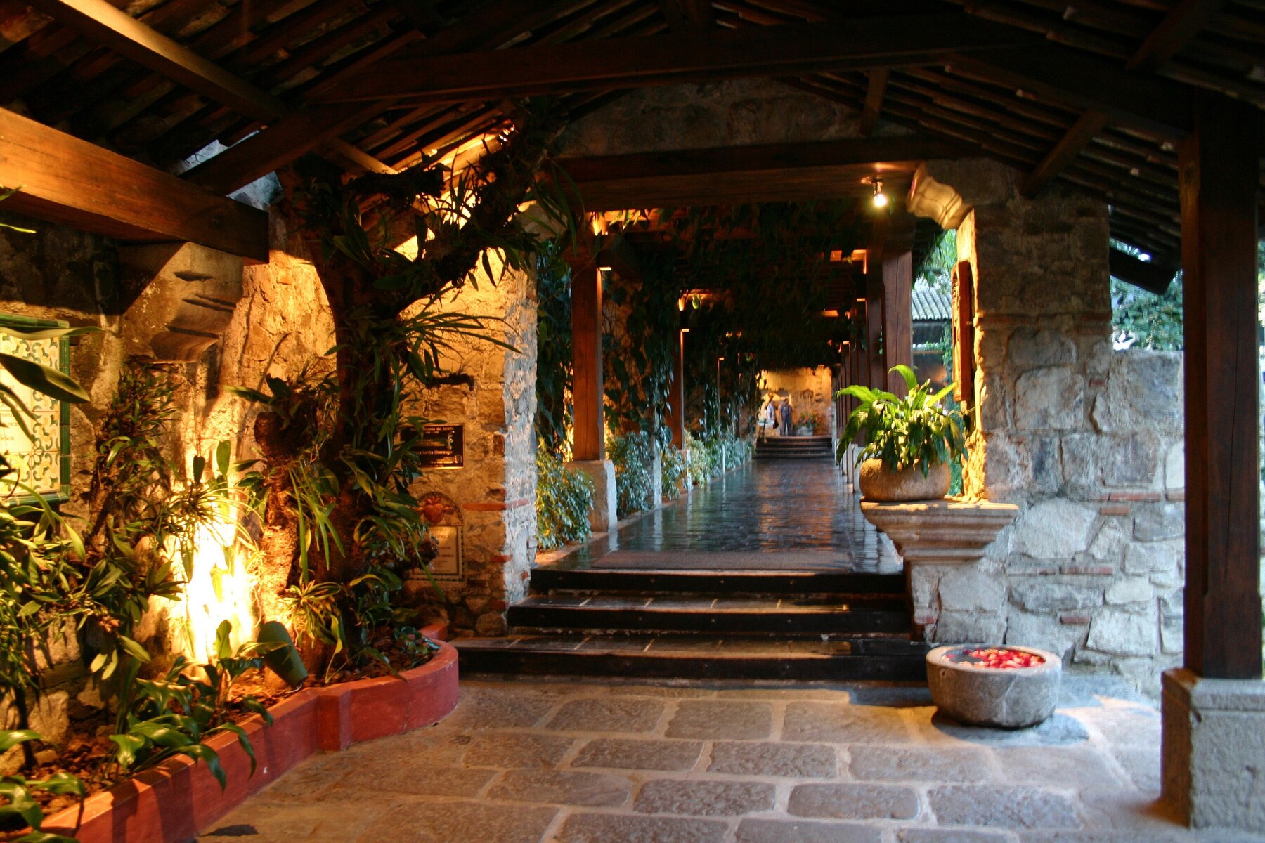 Interior entrance