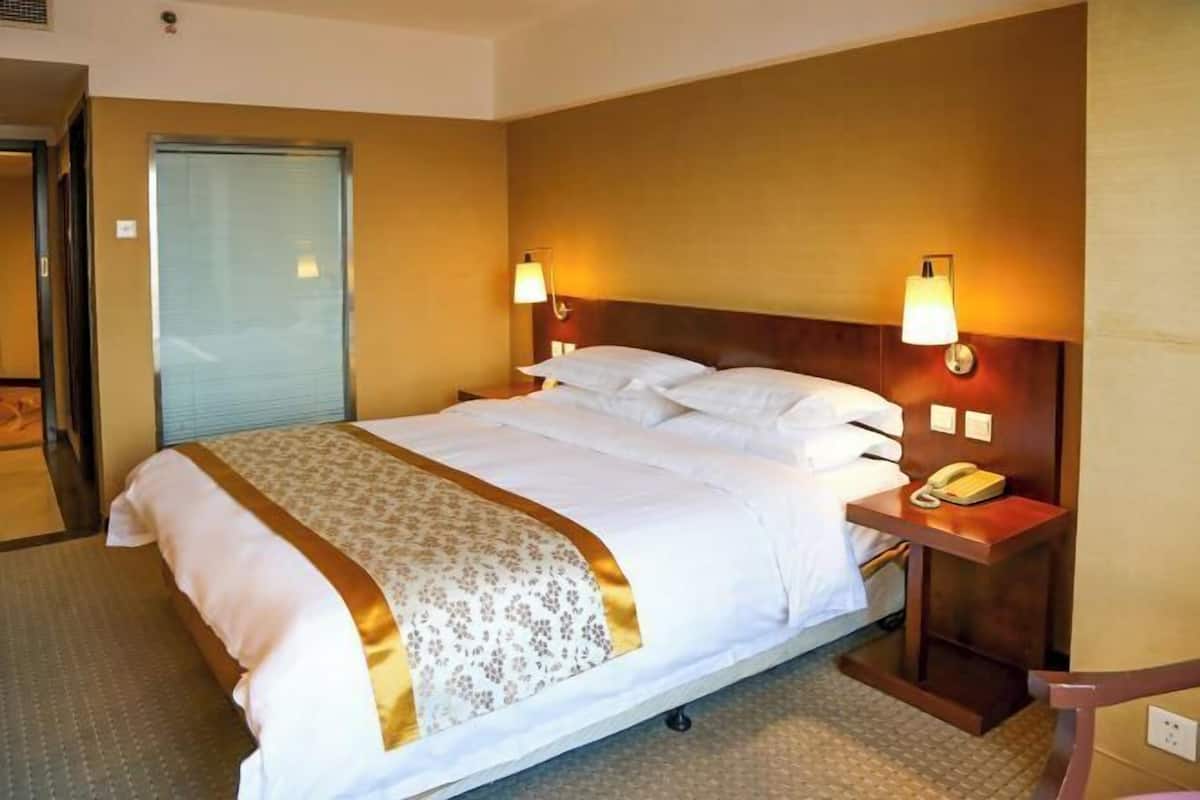 Minibar, coffres-forts dans les chambres, bureau, rideaux occultants
