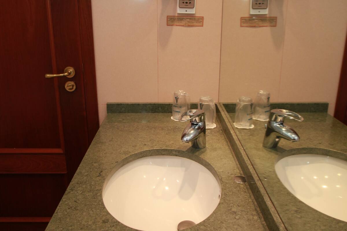 shower, designer toiletries, hair dryer, bathrobes