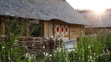 Sauna, body treatments, facials, manicures and pedicures, massages