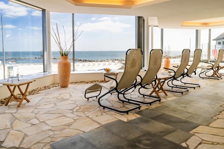 Sauna, body treatments, facials, manicures and pedicures, massages