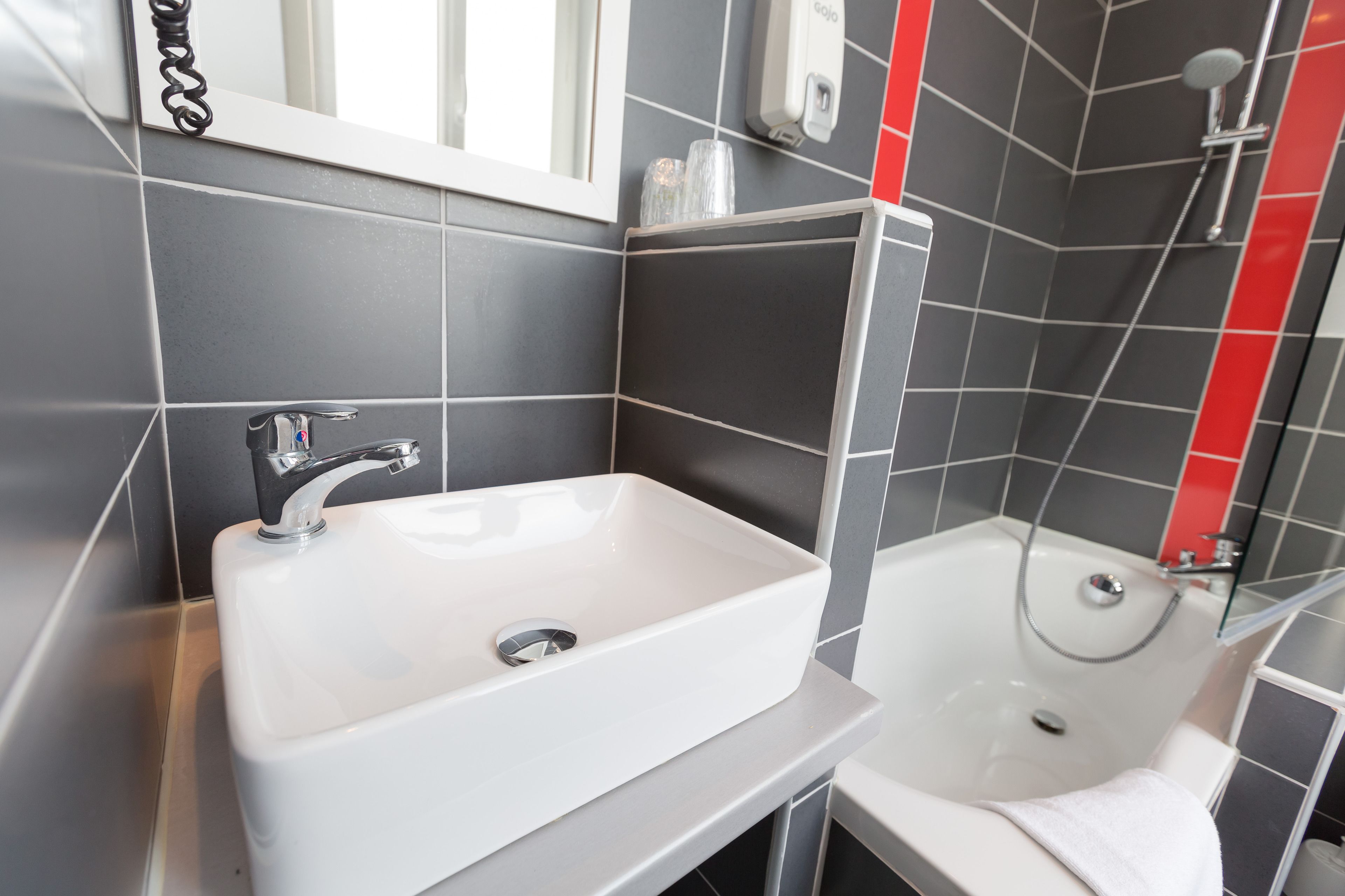 triple room, bathtub | bathroom | shower, hair dryer, towels