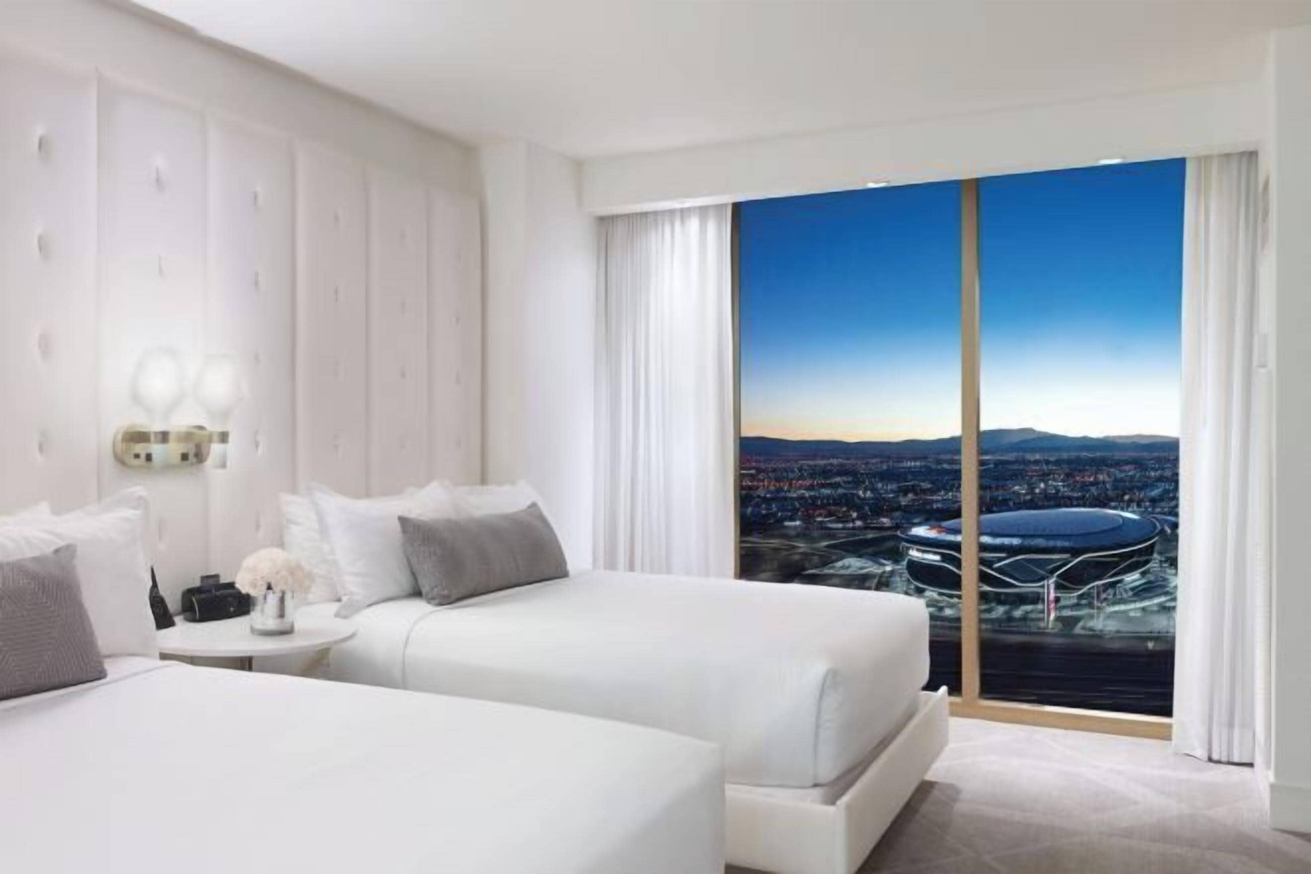 1 makuuhuone, ylelliset vuodevaatteet, pillowtop-patjalliset sängyt