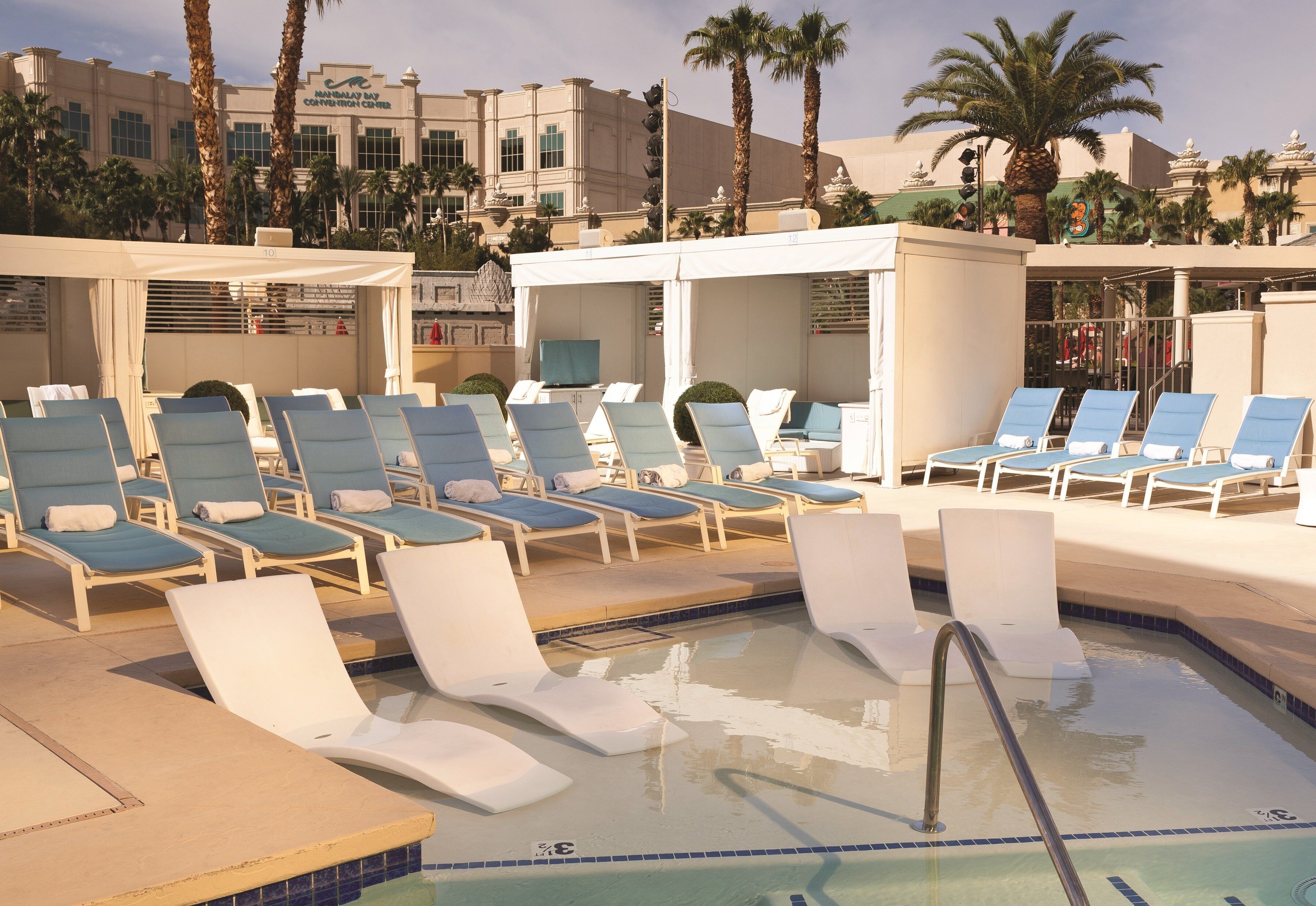 outdoor pool, pool cabanas (surcharge), pool loungers