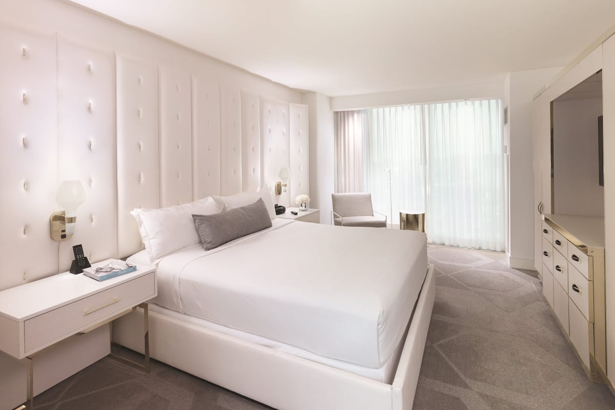 1 slaapkamer, luxe beddengoed, pillowtop-bedden, een minibar