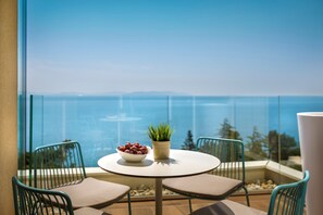 Suite for 2+2 Seaview - Maro Suites | View from room - Girandella Resort, Valamar Collection (Labin)