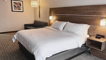 In-room safe, desk, laptop workspace, soundproofing