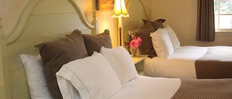 Ropa de cama de alta calidad y cortinas blackout