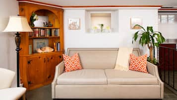 Basement Apartment (Pet Friendly) | Living area | 45-inch plasma TV with cable channels, TV