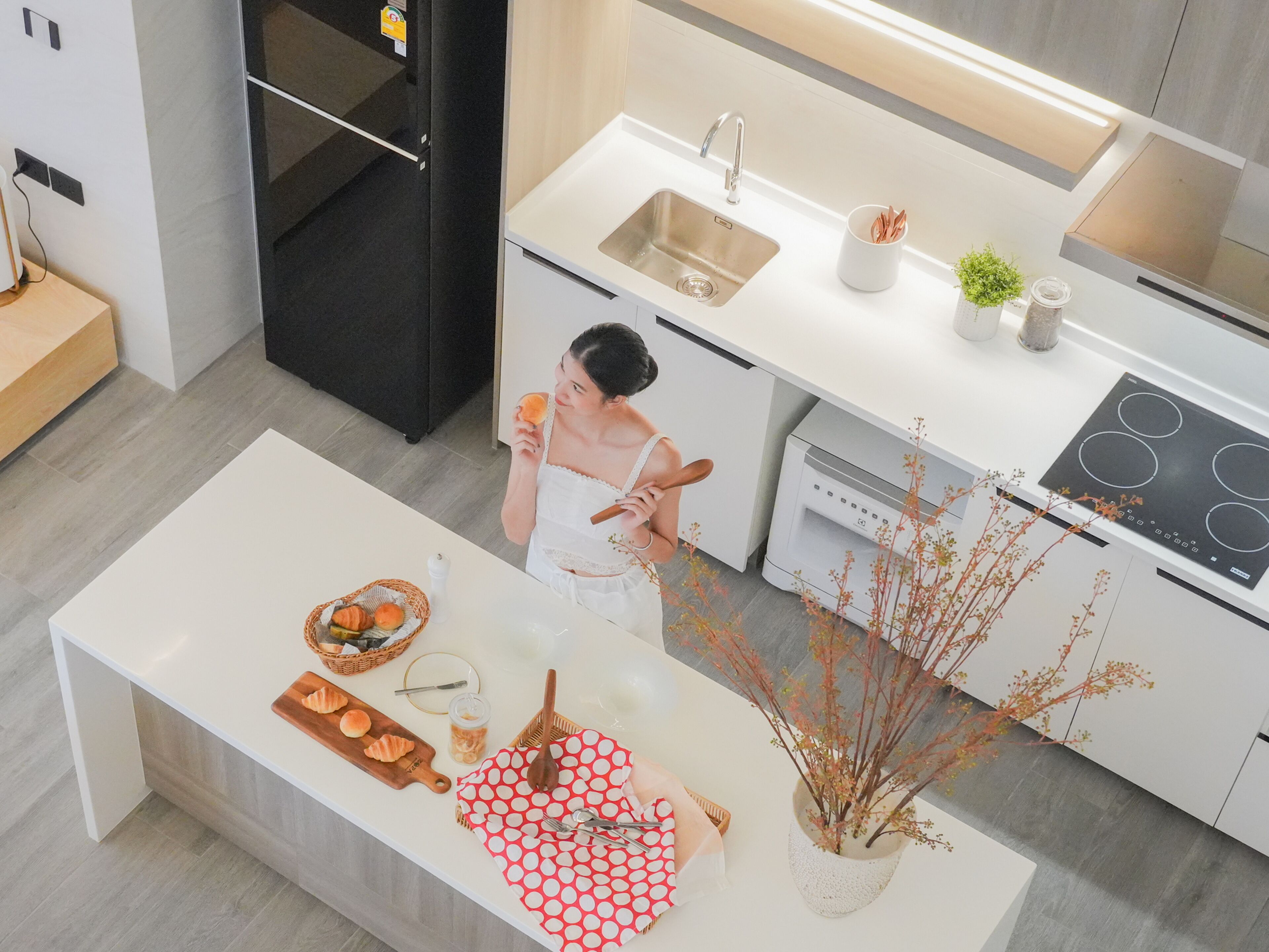 luxury rooftop pool villa | 1 bedroom, in-room safe, individually decorated, individually furnished