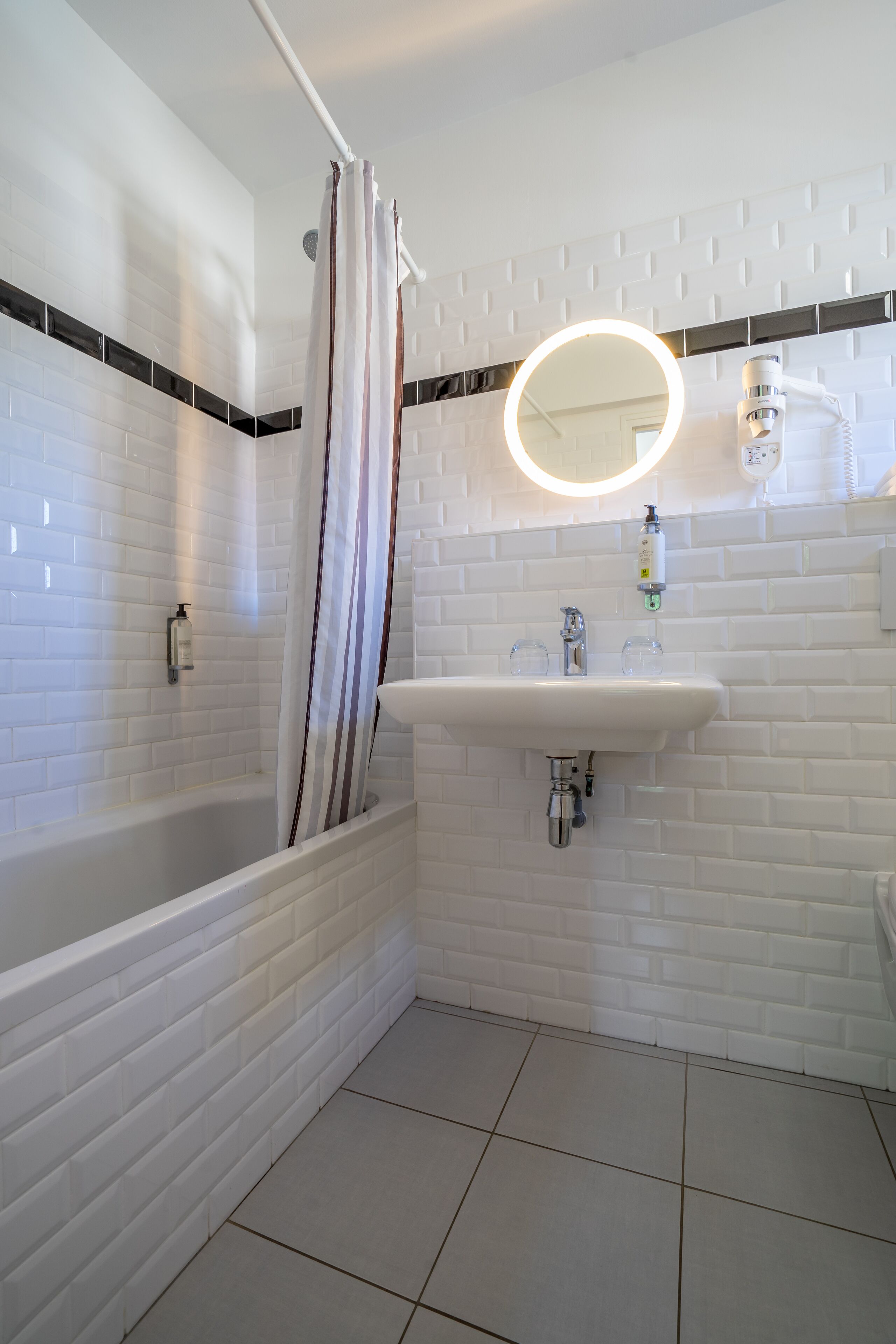 standard room | bathroom | hair dryer, towels