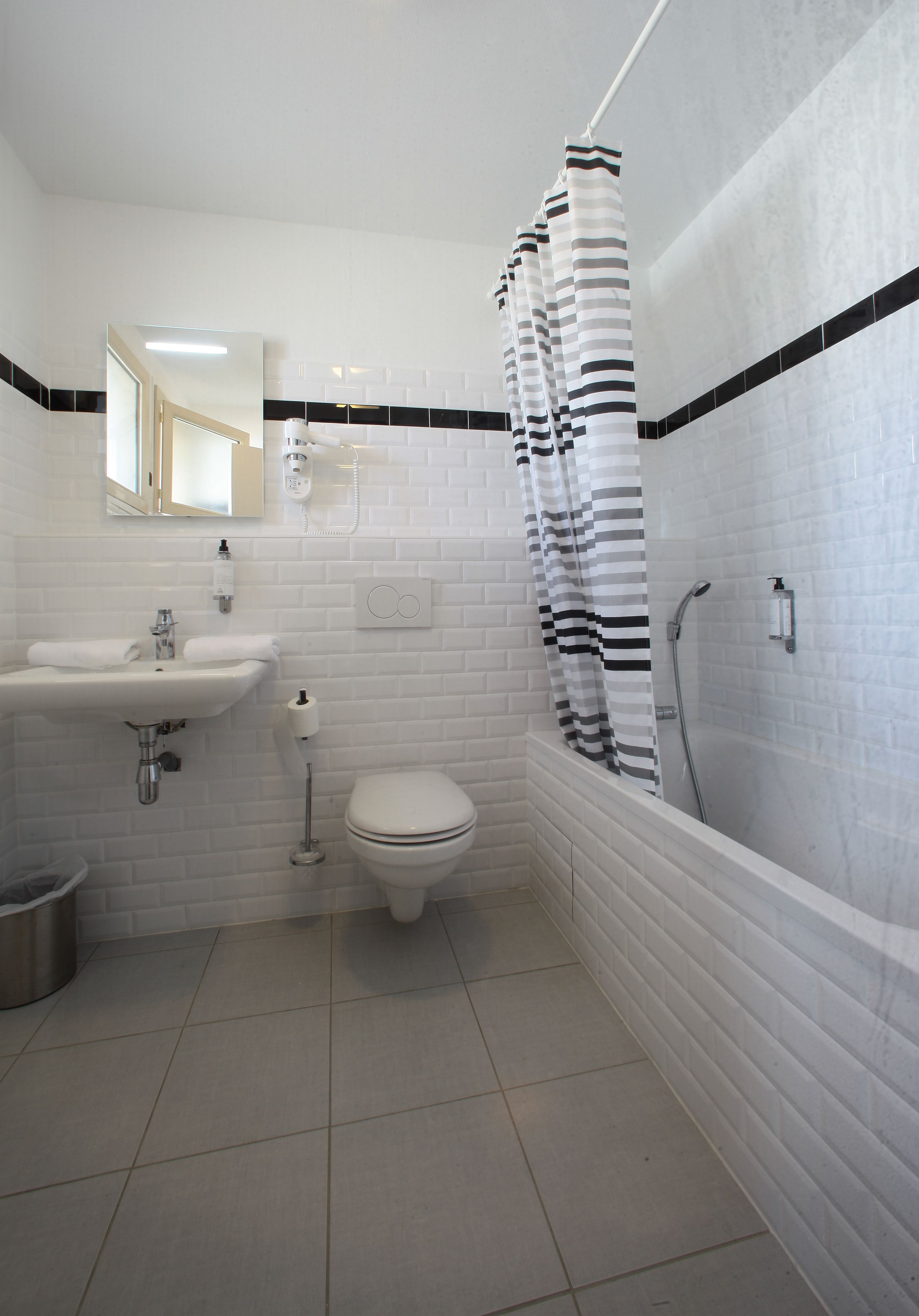 standard room | bathroom | hair dryer, towels