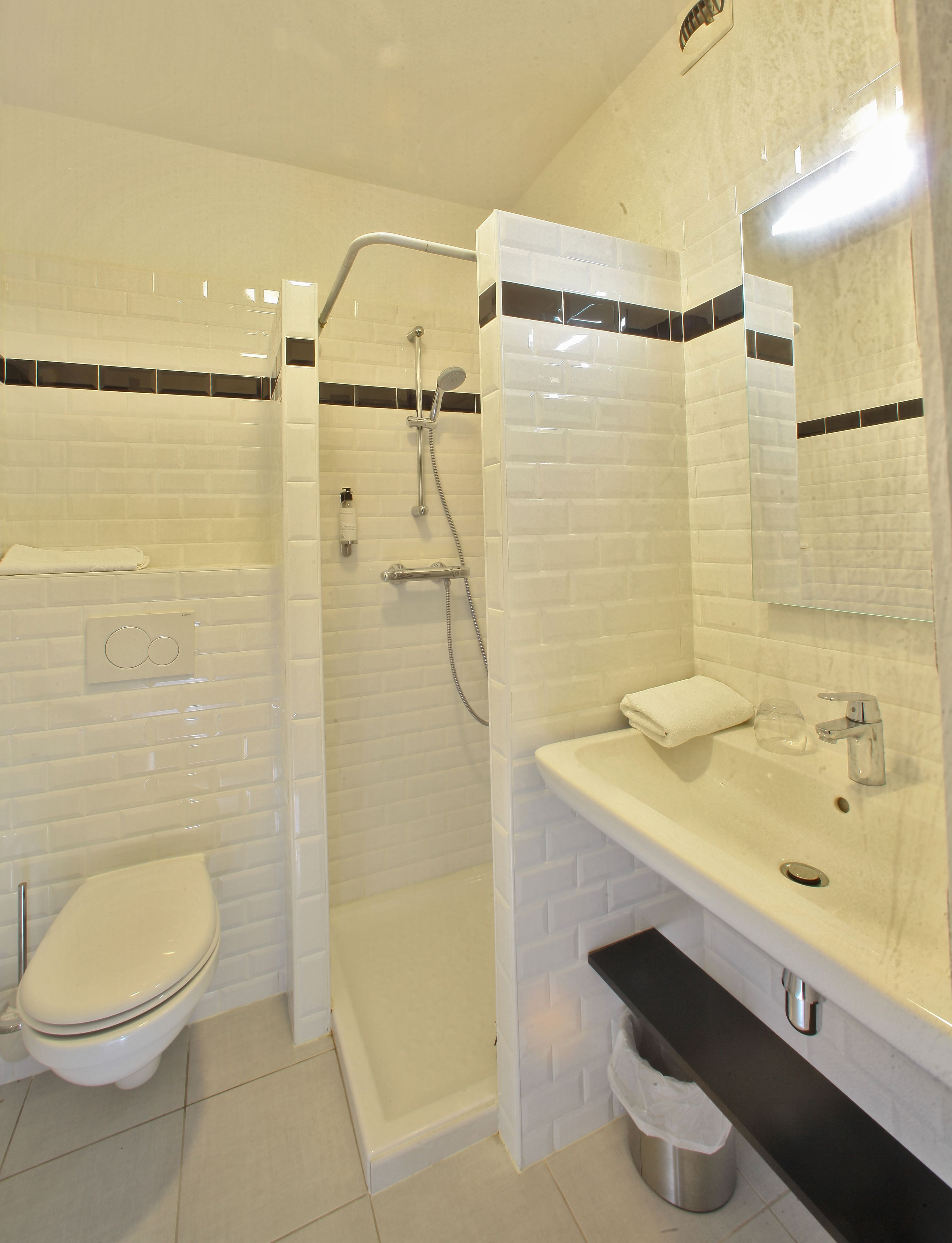 standard room | bathroom | hair dryer, towels