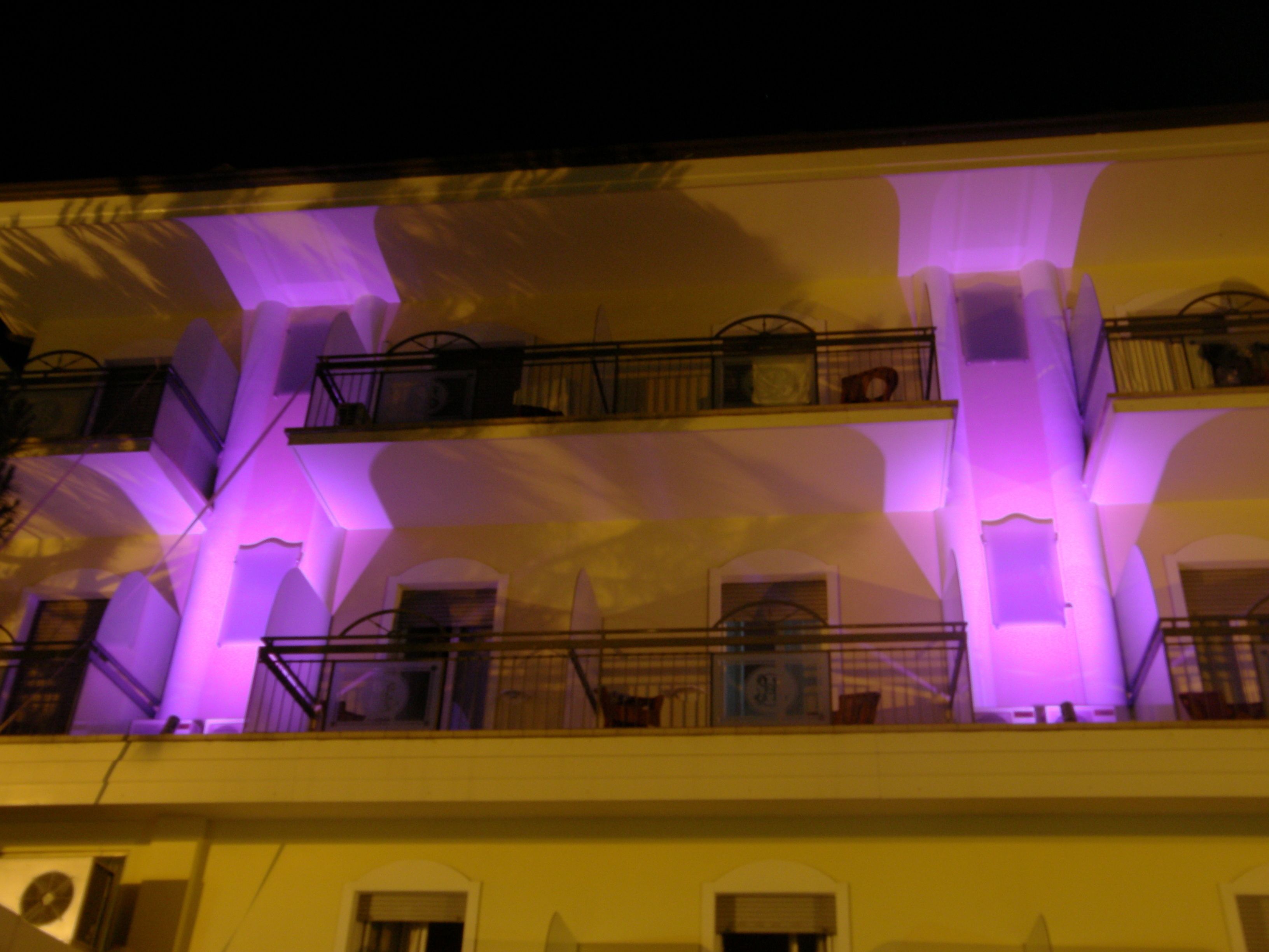 front of property – evening/night