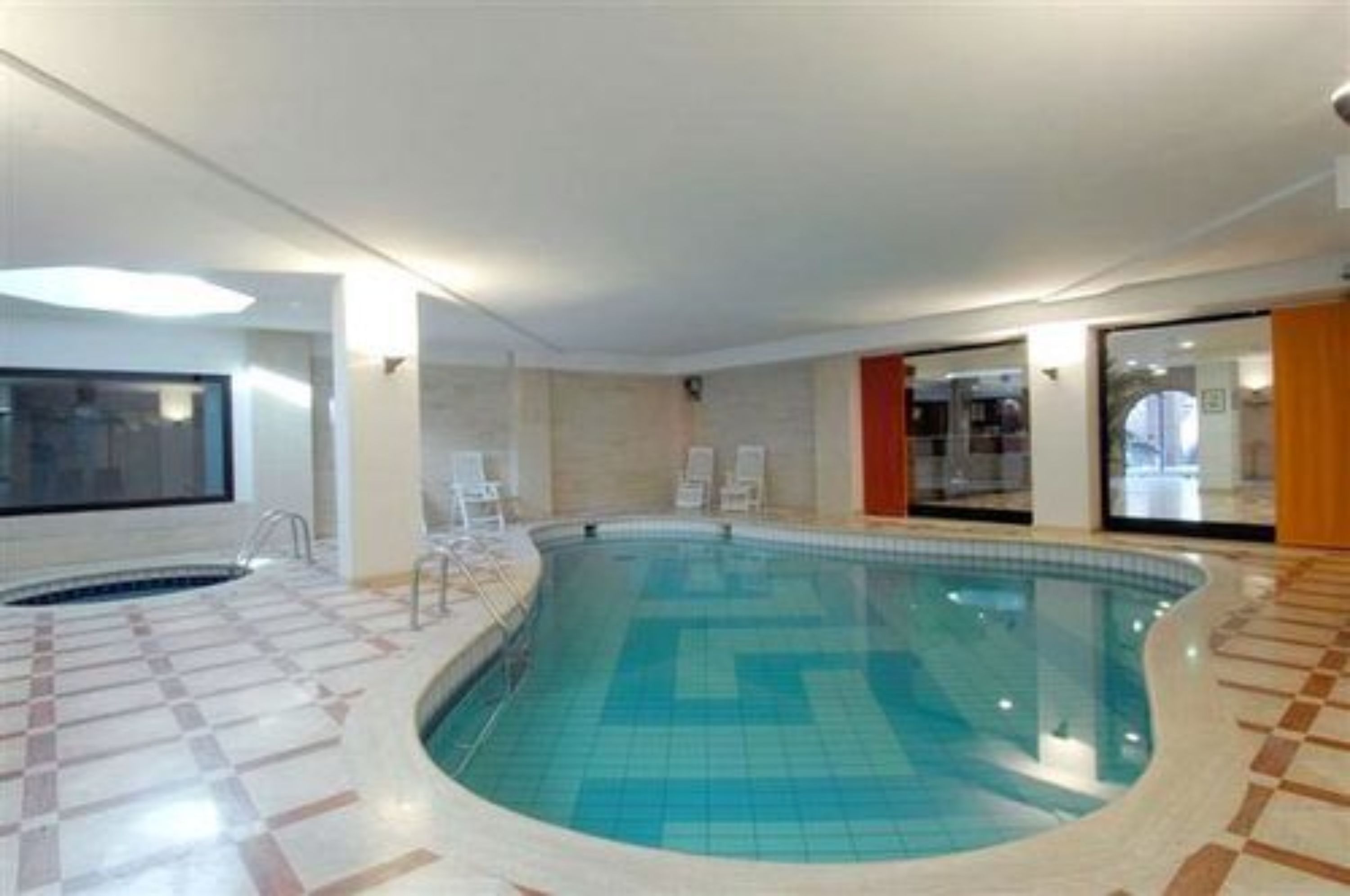 Indoor pool, outdoor pool