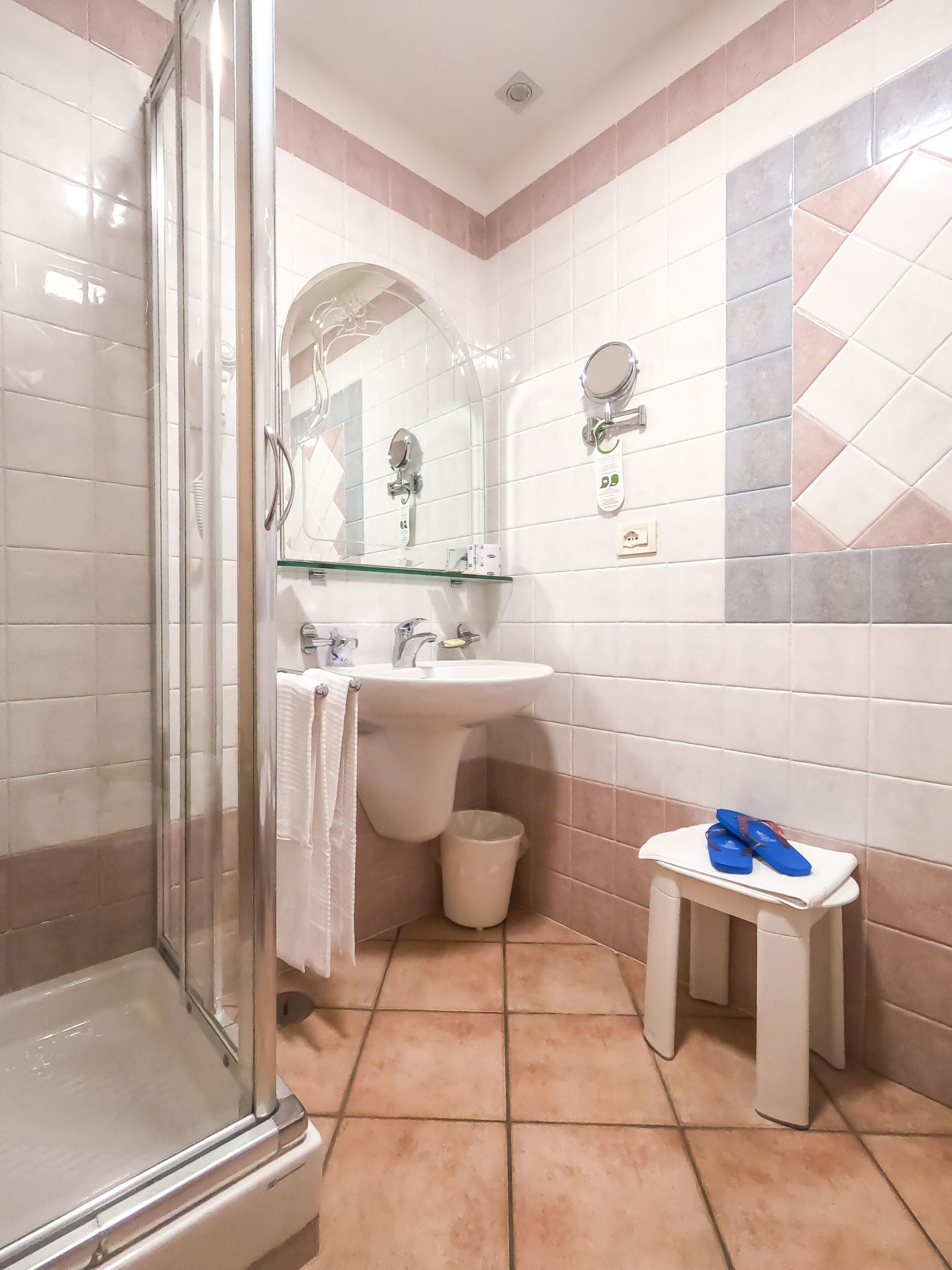 superior double or twin room | bathroom | shower, designer toiletries, hair dryer, bidet