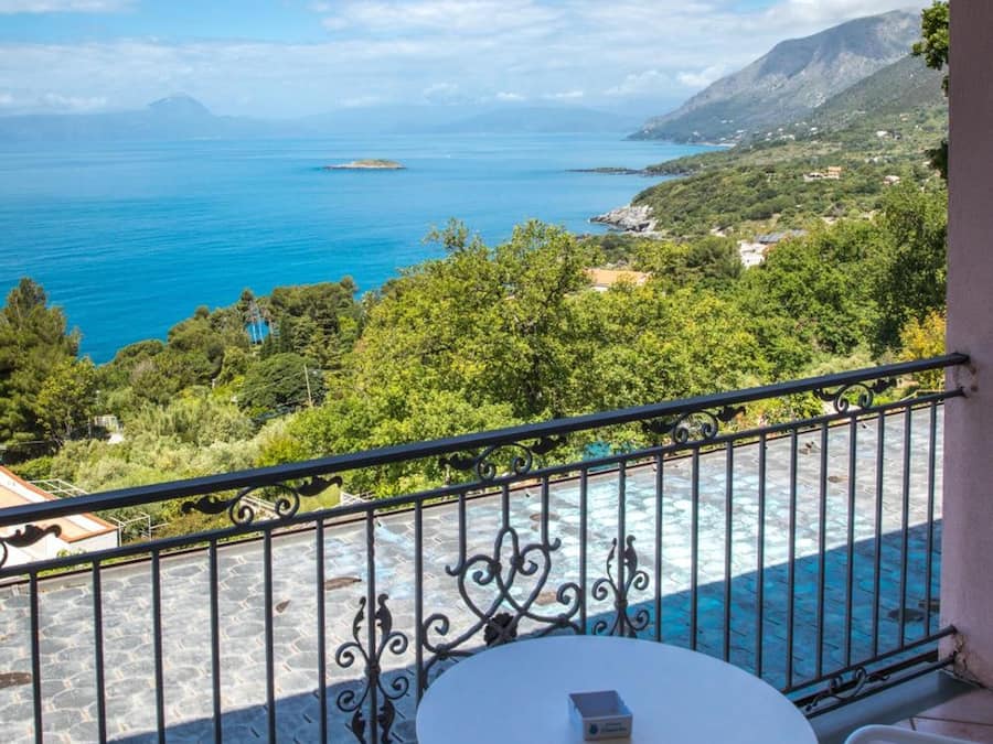 Camera panoramica, terrazzo, vista mare | Terrazza/patio