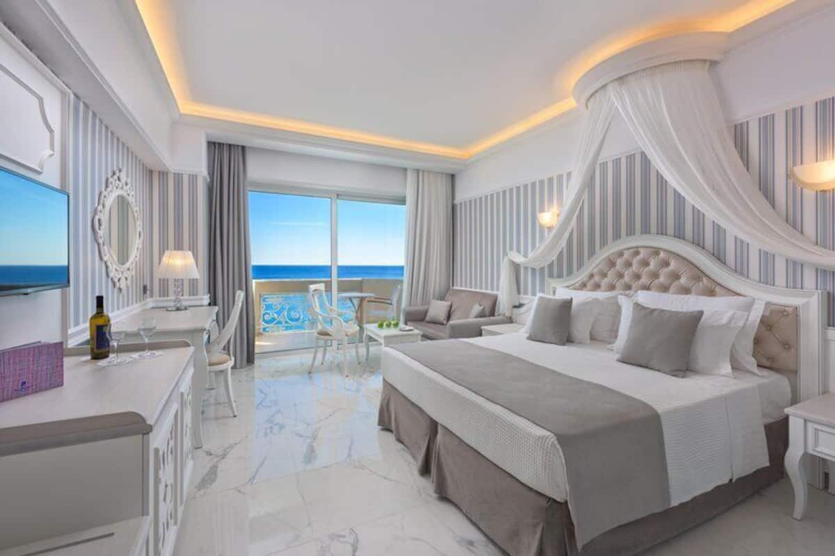 Habitación Elite, vista al mar | 1 habitación y ropa de cama hipoalergénica
