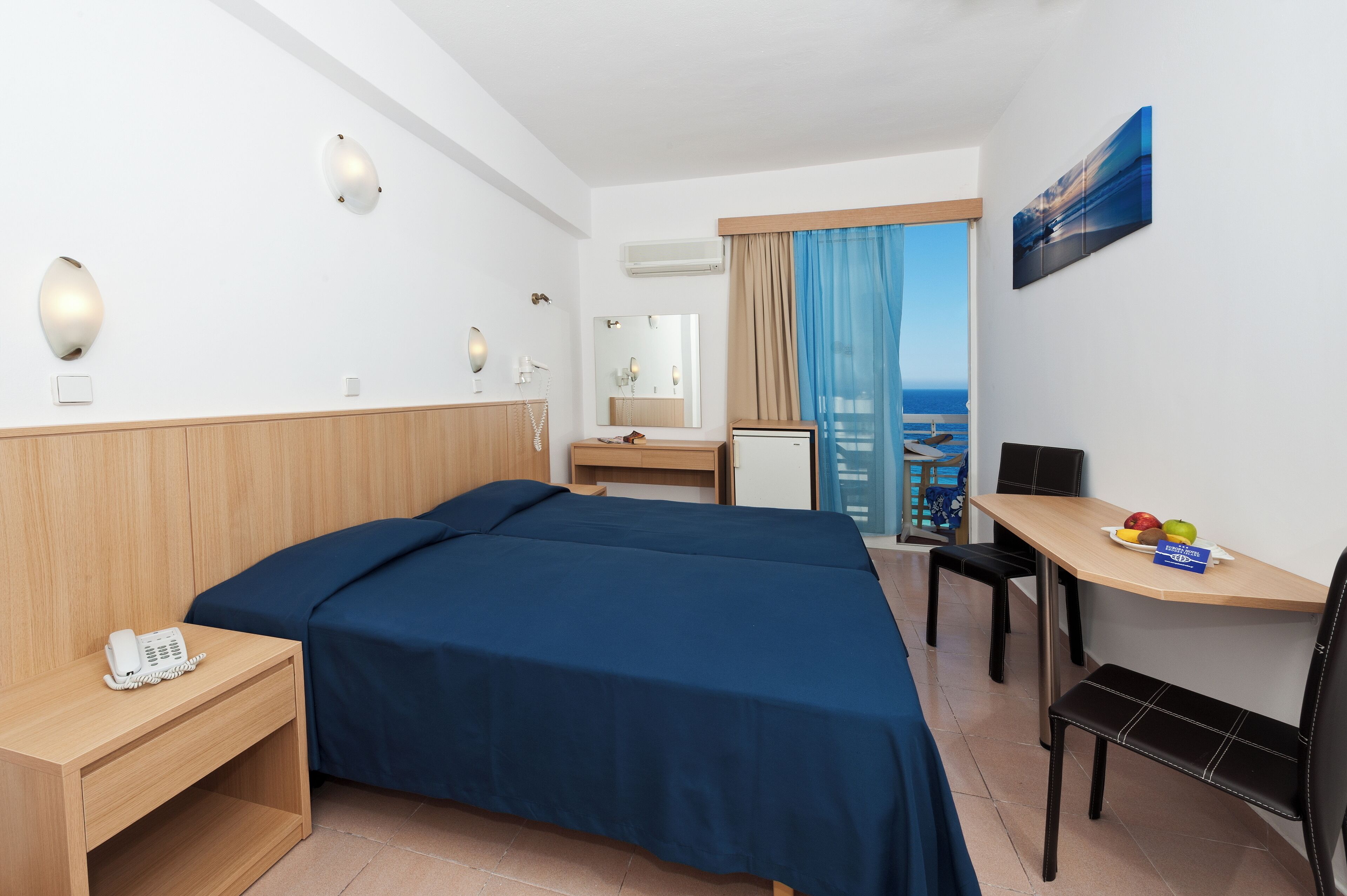 In-room safe, desk, blackout curtains, iron/ironing board (on request)