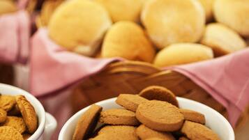 Daily buffet breakfast (EUR 10 per person)