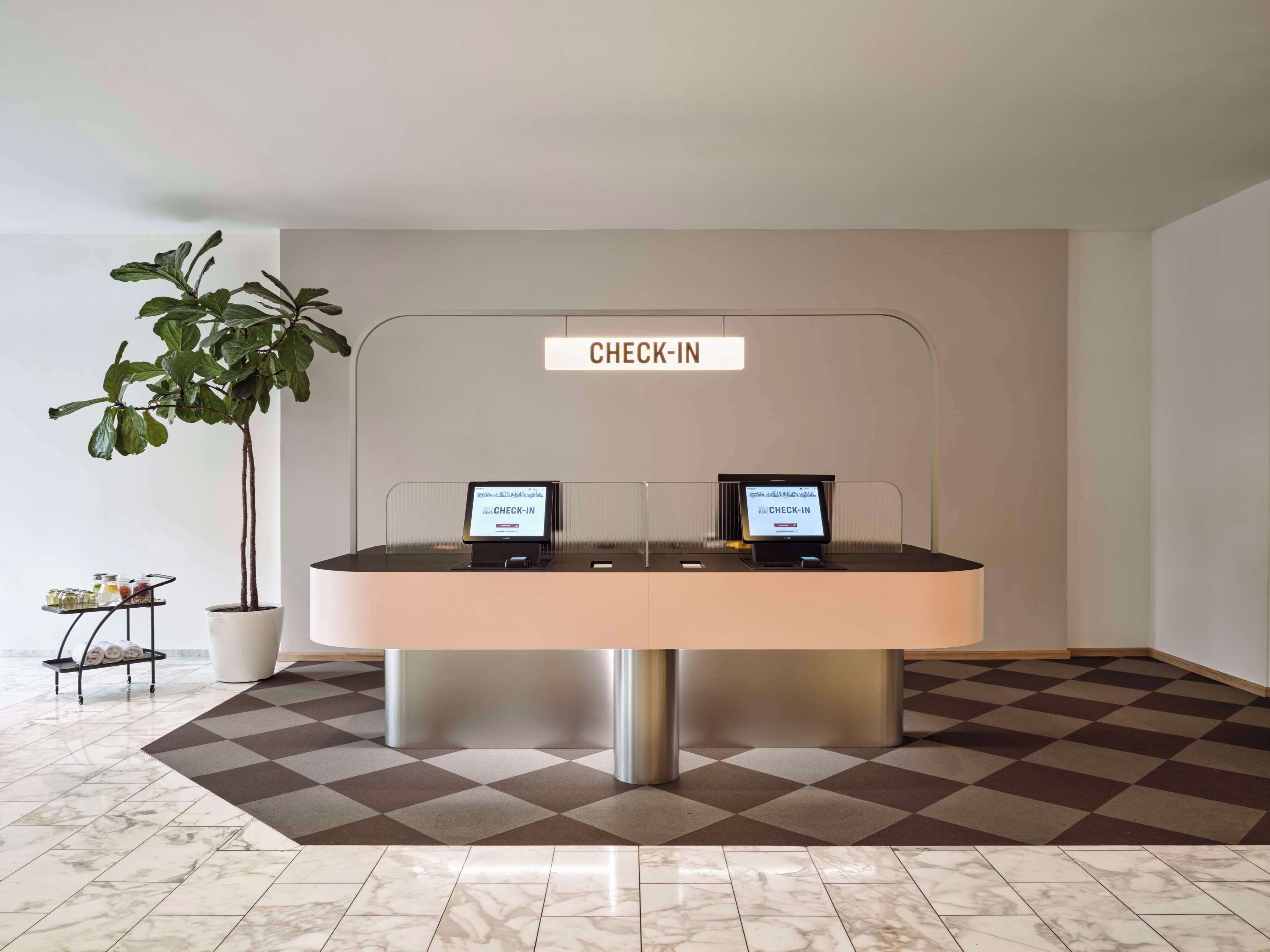 check-in/check-out kiosk