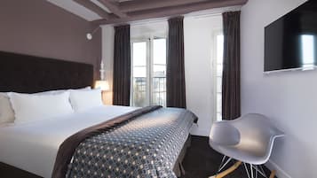 Junior suite | 1 slaapkamer, luxe beddengoed, pillowtop-bedden, een kluis op de kamer