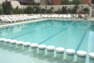 Indoor pool, outdoor pool