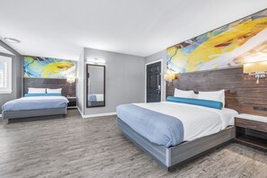 Desk, iron/ironing board, free WiFi, bed sheets