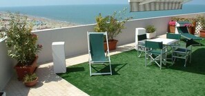 Vue sur la plage/l’océan