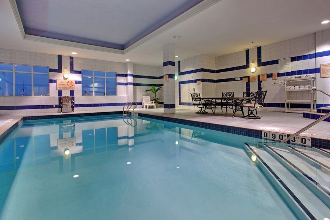 Una piscina techada