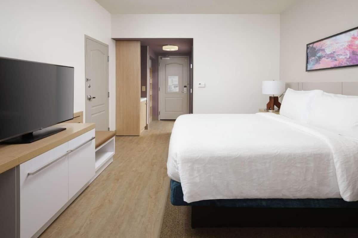 Down duvets, Select Comfort beds, in-room safe, desk