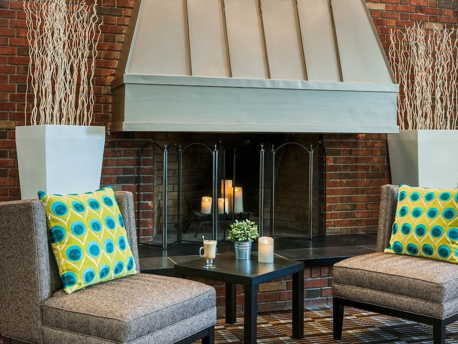 Sitteområde i lobbyen