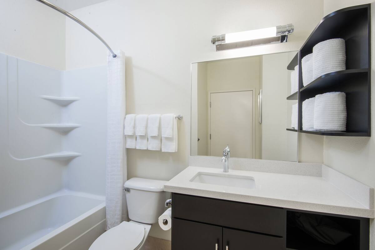 free toiletries, hair dryer, towels, soap