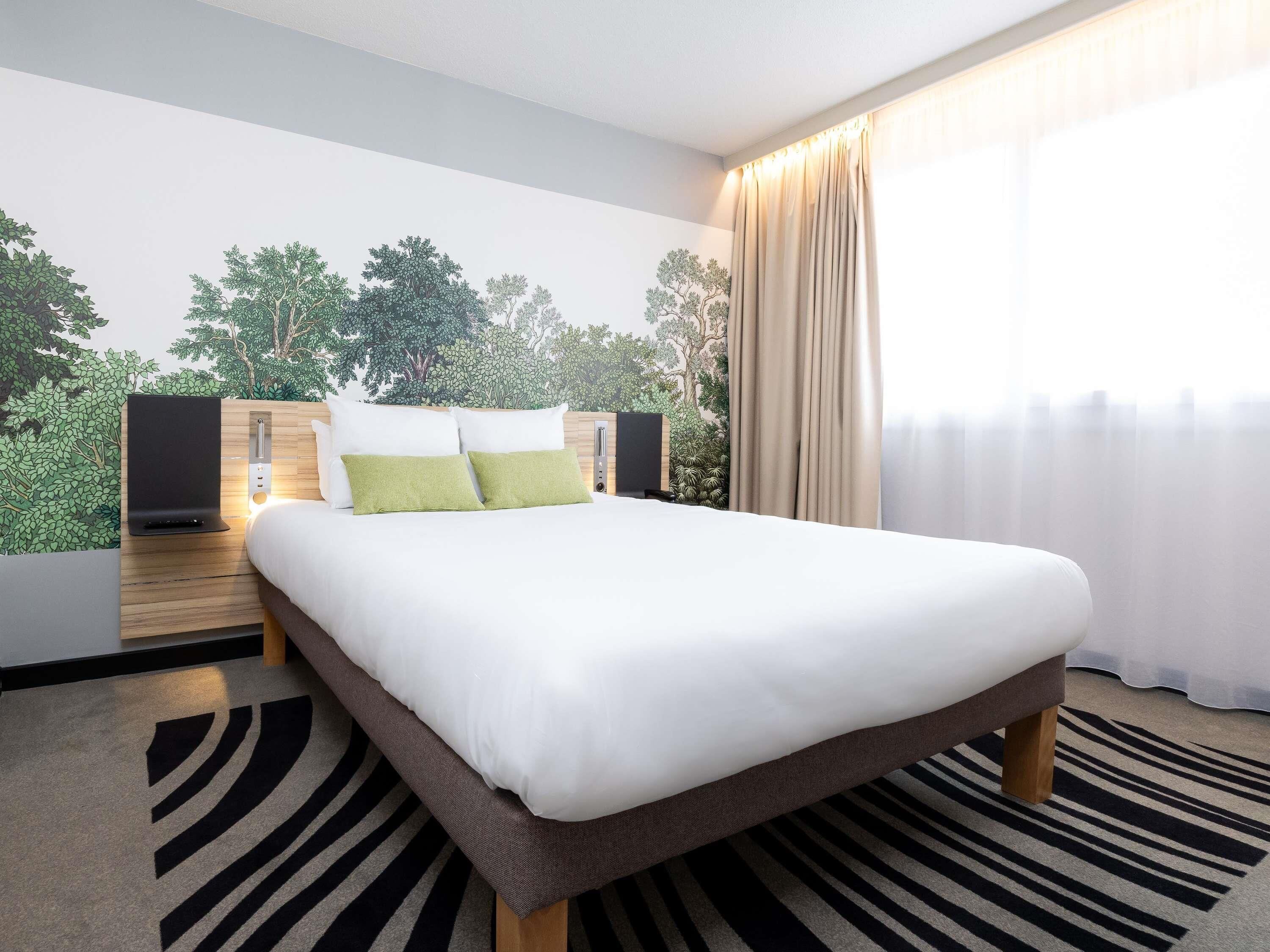 Premium bedding, memory-foam beds, minibar, in-room safe