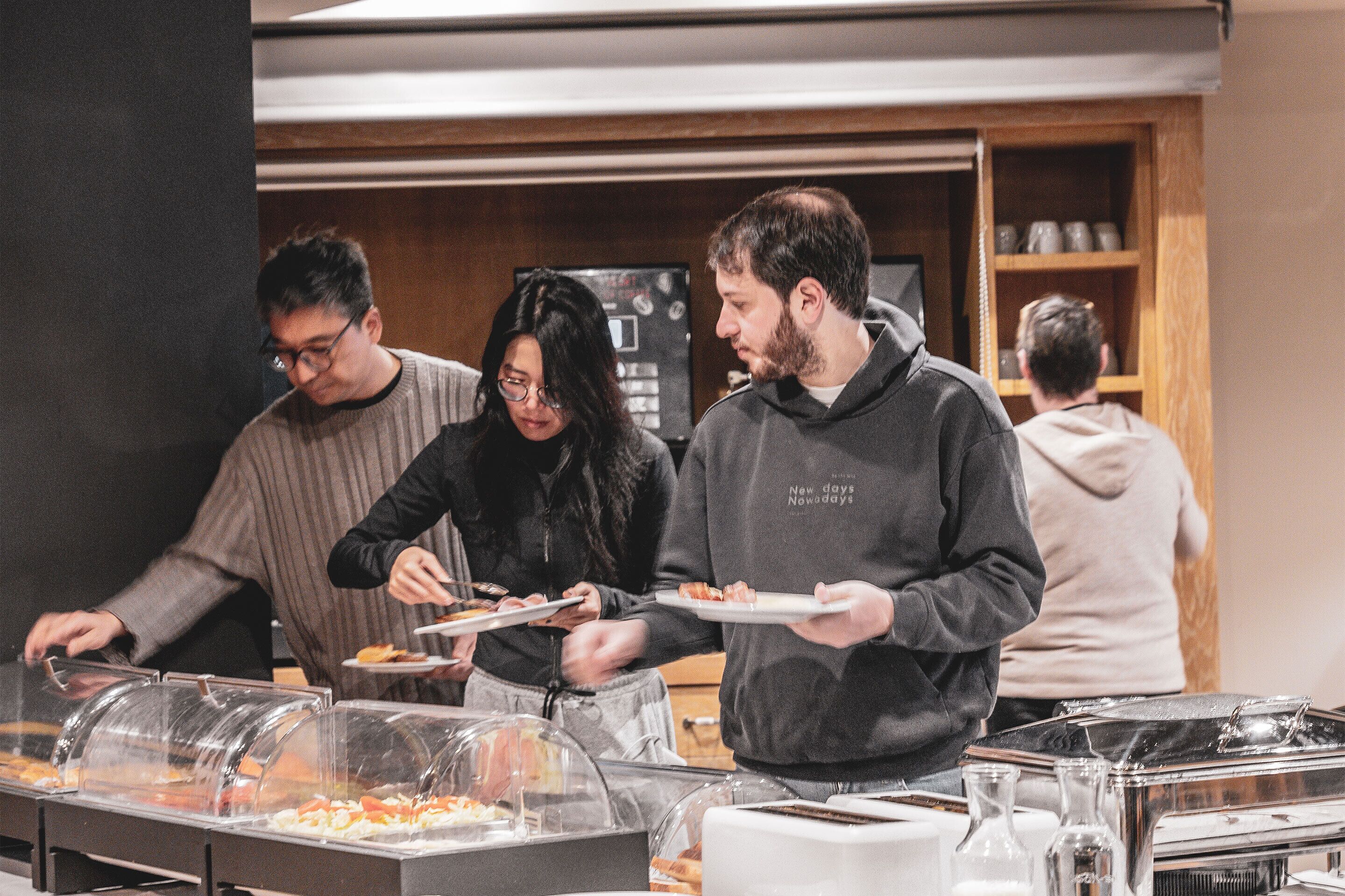 Daily buffet breakfast (EUR 12 per person)