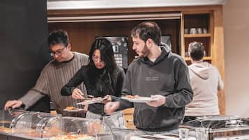 Daily buffet breakfast (EUR 12 per person)