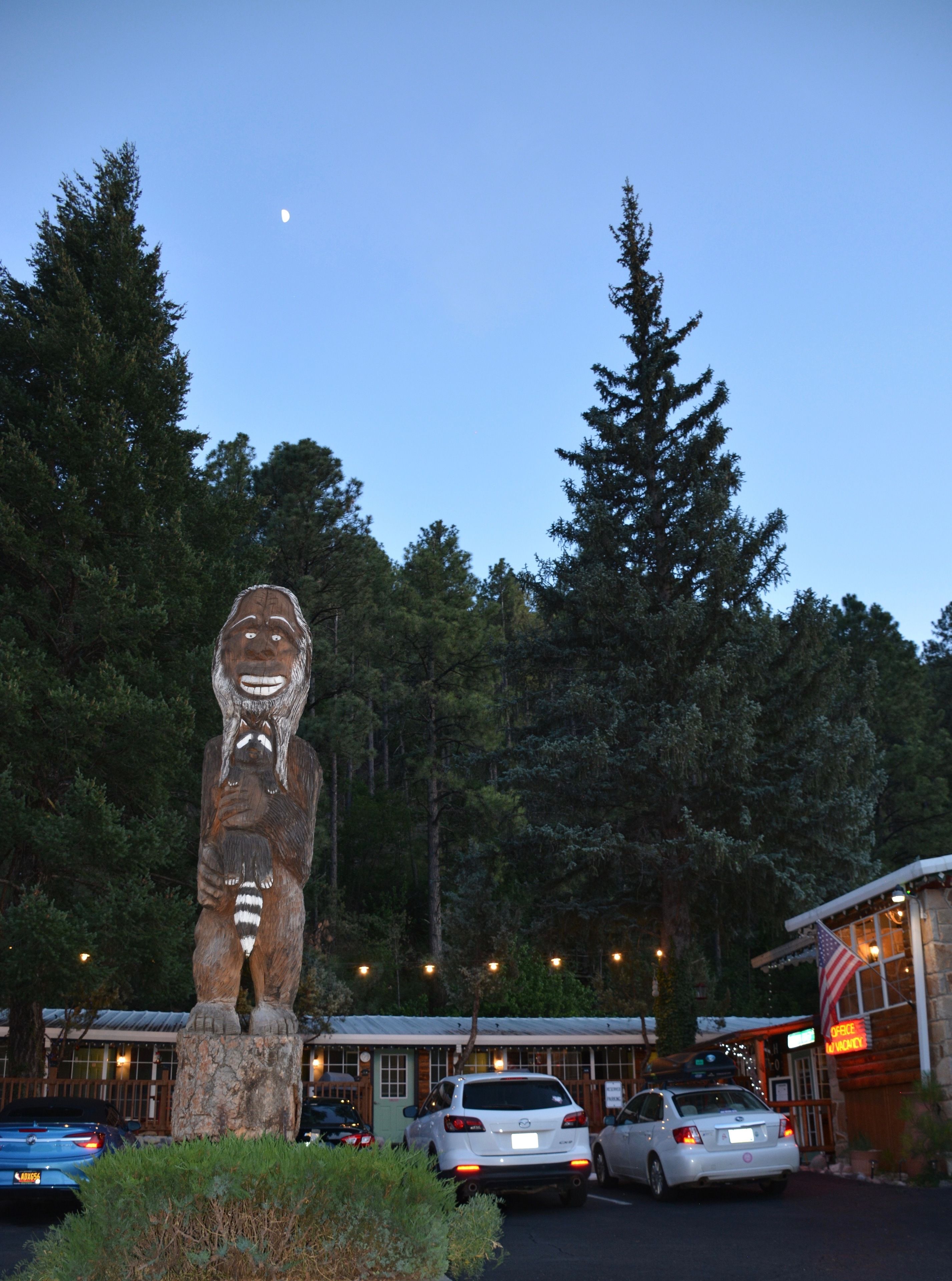 front of property – evening/night